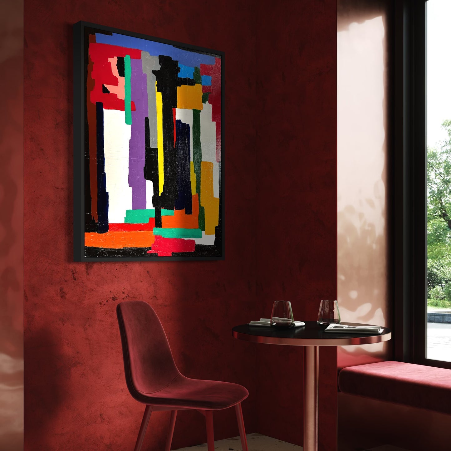 The Duplex Doorway: A Dialogue of Colors - Neighbors in Conversation