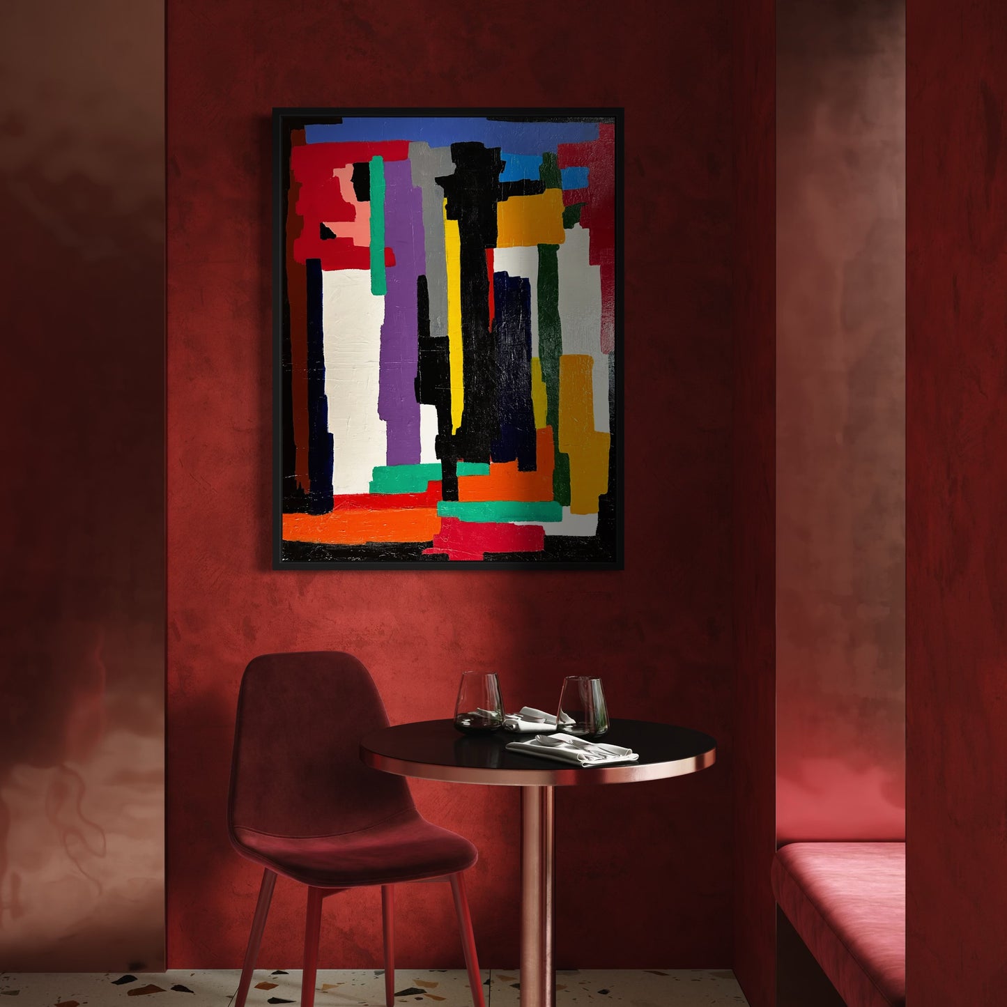 The Duplex Doorway: A Dialogue of Colors - Neighbors in Conversation