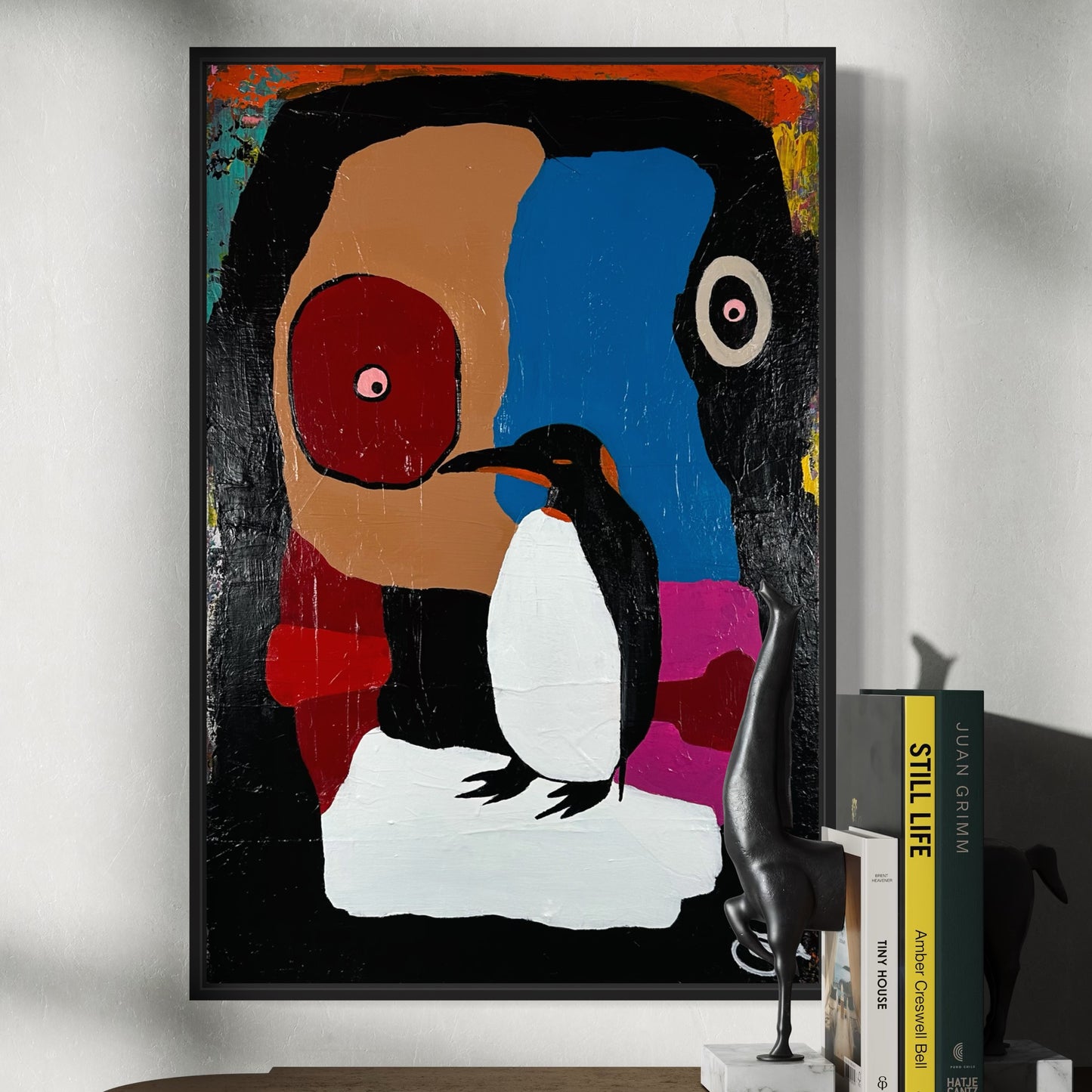 Pixelated Kong Eyes Penguin